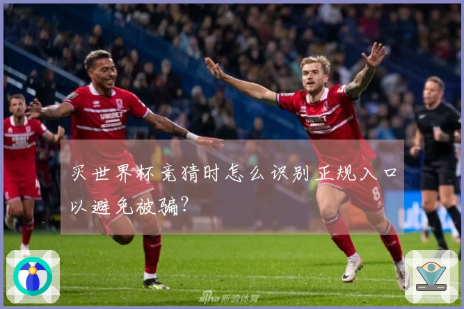 买世界杯竞猜时怎么识别正规入口以避免被骗？
