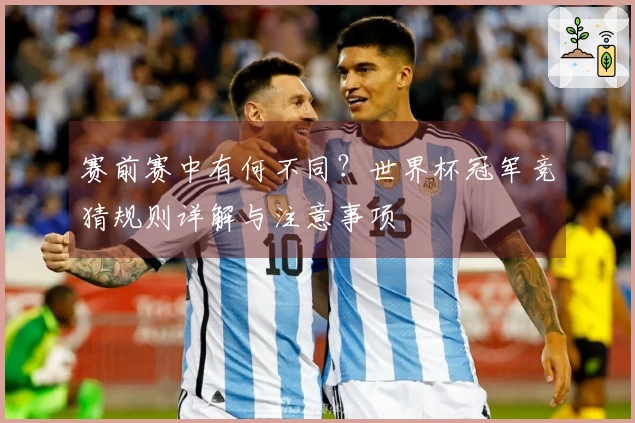 赛前赛中有何不同？世界杯冠军竞猜规则详解与注意事项